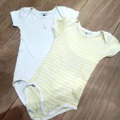 プチバトーベビー肌着 2枚セット 12m/74cm