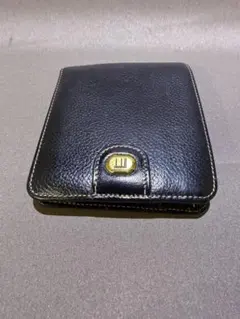 お盆セール　dunhill 二つ折り財布 ブラックのサムネイル