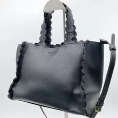 フルラ FURLA トートバッグ 2WAY レザー ブラック 肩掛け 斜め掛けのサムネイル
