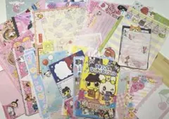 平成レトロレター手紙まとめ売りセットたまごっちサンリオ平成女児 レターセット