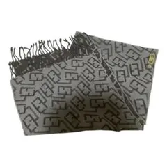 FENDI　Ｆロゴ グレー ストール・ショール　マフラー