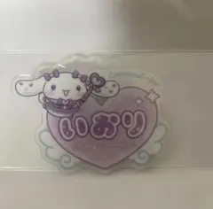 【最安値】= LOVE 野口衣織 シナモロール アクリルネームバッジ