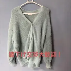 earth music&ecology ミントグリーンカーディガン