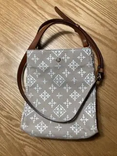 russet ラシット ショルダーバッグ　コットンジャガード　美品