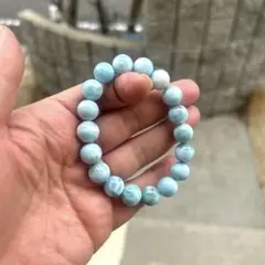 ラリマー ブレスレット ブルーペクトライト11mm ドミニカ産