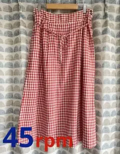 【BADOU-R】45rpm 総柄　スカート Yahoo!オークション -「45r スカート」(45rpm) (ふ)の落札相場