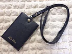 LIZLISA リズリサ パスケース ネイビー