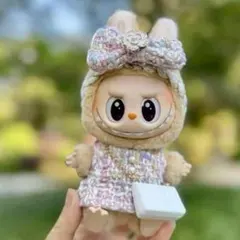 LABUBU ラブブ 着替コスチューム ピンク　2点セット　リボン　ワンピース