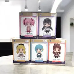 【即発送！】魔法少女まどか☆マギカ ぺたっとおすわりフィギュア 全5種セット
