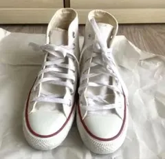 CONVERSE コンバース　ハイカット　スニーカー ホワイト　24.0