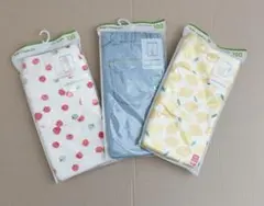 新品未使用品　ユニクロUNIQLO 7部丈　レギンスパンツ3点セット 100cm