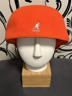 KANGOL seamless wool 507 ハンチング帽　オレンジ