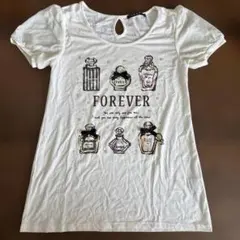 INGNI 香水瓶プリント Tシャツ ホワイト M