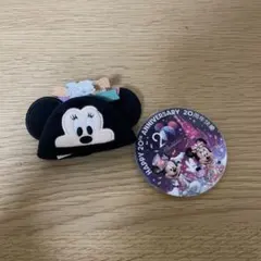 ミニーマウス ピンバッジ 香港20周年記念