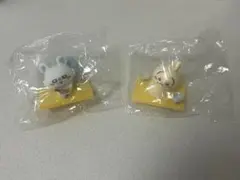 ちいかわ　松屋　鬼辛カレー　フィギュア　うさぎ　モモンガ
