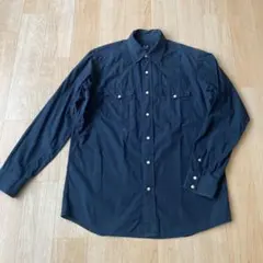 GAPダークネイビー 長袖シャツ 胸ポケット付き　古着