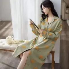 レディースパジャママタニティ長袖秋冬ルームウェア