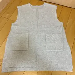SENSE OF PLACE グレー ニットベスト
