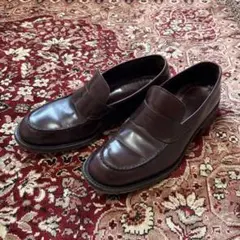 PRADA archive leather loafer brownのサムネイル