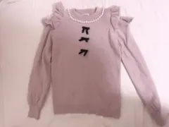 NOEMIE オープンショルダーニット ピンク 量産型 地雷系