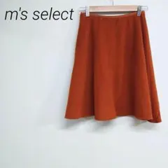 m's select オレンジ フレアスカート サイズ36毛90% ☆2737のサムネイル