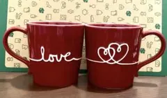 スターバックス　マグカップ2個セット　バレンタイン　　　　　　新品未使用品