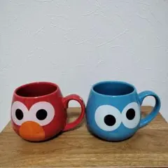 USJ　エルモとクッキーモンスター マグカップセット