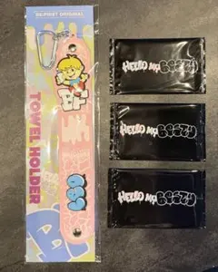BE:FIRST オンラインくじ LEO タオルホルダー メッセージカード