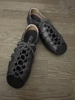 未使用品】YONEX ビーチサンダル グリーン カラフル編み込みストラップ