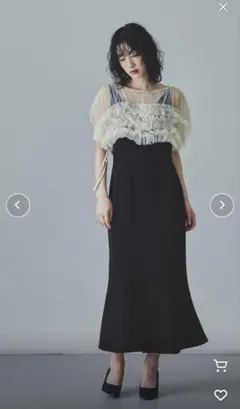 【超美品】チュールドレス 結婚式 パーティードレス オケージョンドレスお呼ばれ