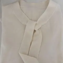 アイボリー ニット 長袖 トップス