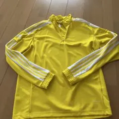 adidas ハーフジップ ジャージ イエローのサムネイル