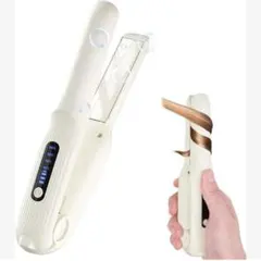 ヘアアイロン❣️コードレス 持ち運び 2WAY カール ストレート アイロン