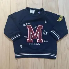 ZARA BABY トレーナー 裏起毛 ネイビー 74