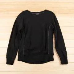 Champion リバースウィーブ ブラック 長袖カットソー M