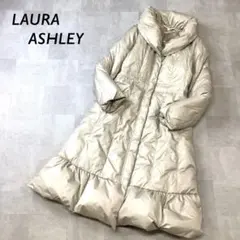LAURA ASHLEY ショールカラー ダウンコート ベージュのサムネイル