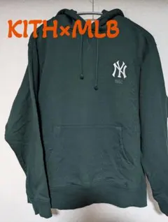 KITH ニューヨーク・ヤンキース パーカー L KITH × Yankees】プラッシュフリース ブラクストン パーカー (KITH NYC