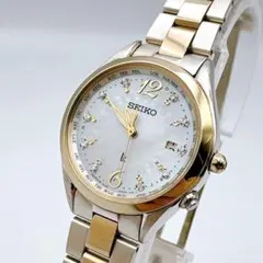 美品 セイコー ルキア 限定版 ソーラー電波 レディース腕時計 動作良好