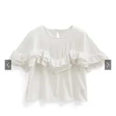 GRL フリルTシャツ[ru1087]