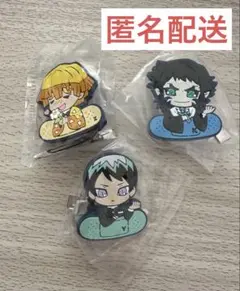 鬼滅の刃キャラばんちょうこうヘアクリップ 壱 我妻善逸 獪岳 愈史郎