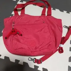 キプリングバルーンバッグ キーチャーム付き
