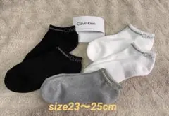 カルバンクライン　レディース　ショートソックス 5足セット