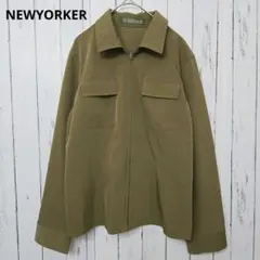 ニューヨーカー ストレッチ　ZIPシャツ　ライトアウター　薄手　 Lのサムネイル