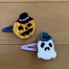 ハロウィンパッチンピン　ヘアピン