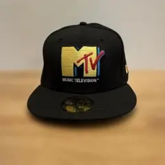 MTV スナップバックキャップ 59FIFTY 黒のサムネイル
