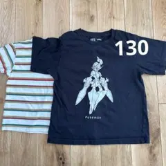 ユニクロ　ソウブレイズ　ポケモン　西松屋　130 Tシャツ　2着セット　男の子
