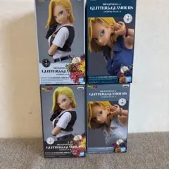 ドラゴンボールZ GLITTER&GLAMOURS 18号 4体セット