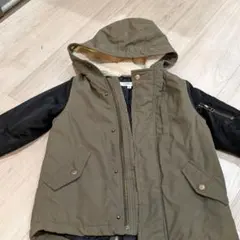 GLOBAL WORK　オリーブグリーン 中綿コート ※ファーなし