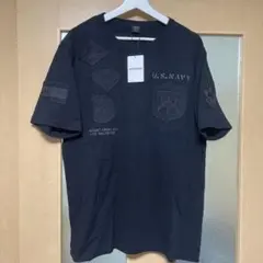 AVIREXトップガンワッペンTシャツブラックXL新品未使用タグ付き