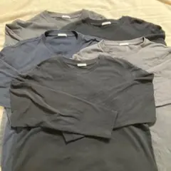 GU ロングスリーブTシャツ 5点